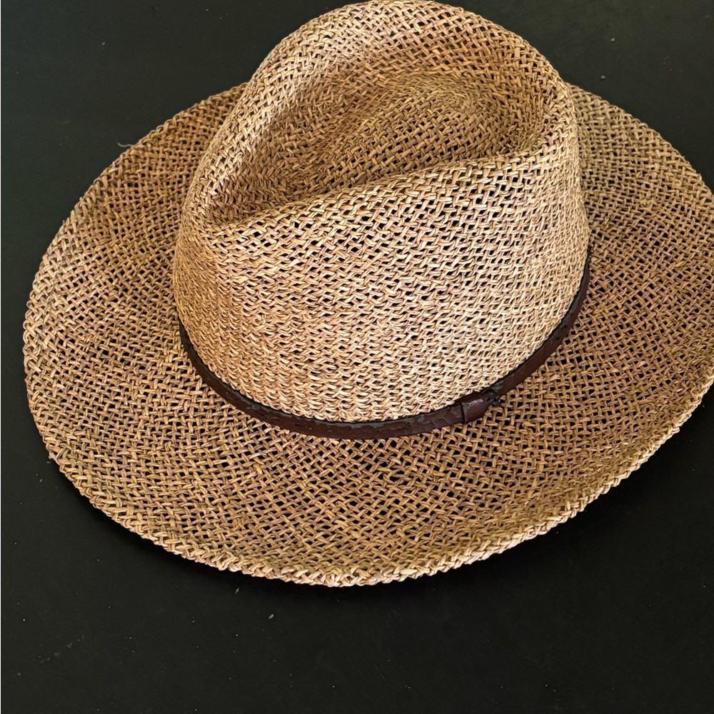 Accessorize Men's Tan Straw Fedora